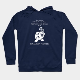 (Front + Back) Donaldson vs. Zweig New Rochelle Challenger (White Text) Hoodie